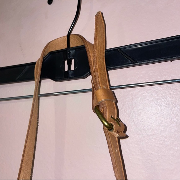 Madewell Tan The Simple Pouch Belt Bag Rainbow Stripe Edition - Picture 7 of 16